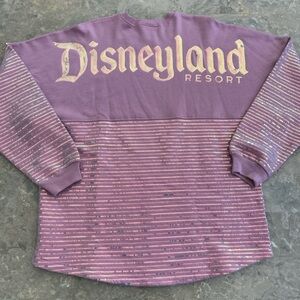 Disneyland Resort Sequin Spirit Jersey Sweatshirt XL NWT 26x32
